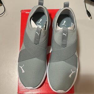 Brand New Softride Puma stylish athleisure slip ons - quarry grey